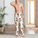 thumbnail image 2 of Balery Mushroom Pantalones de pijama para hombre, pijama ultraligero, pantalón de descanso-Medium, 2 of 6