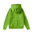 thumbnail image 5 of Stichou Women's Hoodie New Cat Ear Fleece Couple Solid Color Hooded Ladies Hoodie For Ladies Men's Lightweight Clothes Fluorescent Green XL, 5 of 5