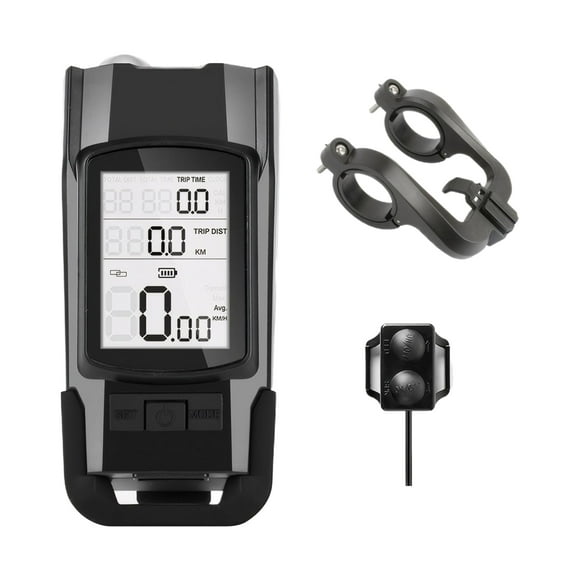 Guardoinrt Ride In Style With USB Charging Bicycle Light Speedometer Horn Led Light For Bicycle Bicycle Horn black