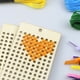 thumbnail image 3 of Rectángulo Colgante Ornamento Rangoli Style Cross Stitch Kits Etiquetas de madera Artes y manualidades Bookmark Coser Kits de bricolaje para adultos 10 sets Inevent HA012704-00, 3 of 7