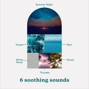 (3 pack) HoMedics SS-2000 Mini Portable Travel Sound Spa, Sleep Therapy Machine with 6 Calm Effects, Nature Sounds for Home