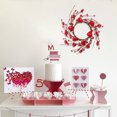 thumbnail image 6 of Taicans ‌11.81in Valentine's Day Heart Shaped Wreath - Romantic Berry Hanging Wreath for Front Door Decor & Valentine's Day Gift ‌, 6 of 7