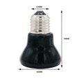 thumbnail image 4 of CAROOTU 25/50/100W Infrared Emitter Heating Lamp For Reptile Bulbs Brooder Pet Light with E27 Light Head, 4 of 7