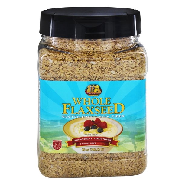 Premium Gold Flax Products 100 Natural Golden Whole Flaxseed 26 oz