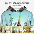 thumbnail image 4 of Sikiie Iconic Global Landmarks Women's Casual Hoodies Long Sleeve Lightweight Pullover Tops Loose Sweatshirt-X-Large, 4 of 7