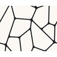thumbnail image 1 of Noir et Blanc 2 - Moderne Folle Rayures Cercles Crème, Rouleau de Papier Peint Noir, 1 of 1