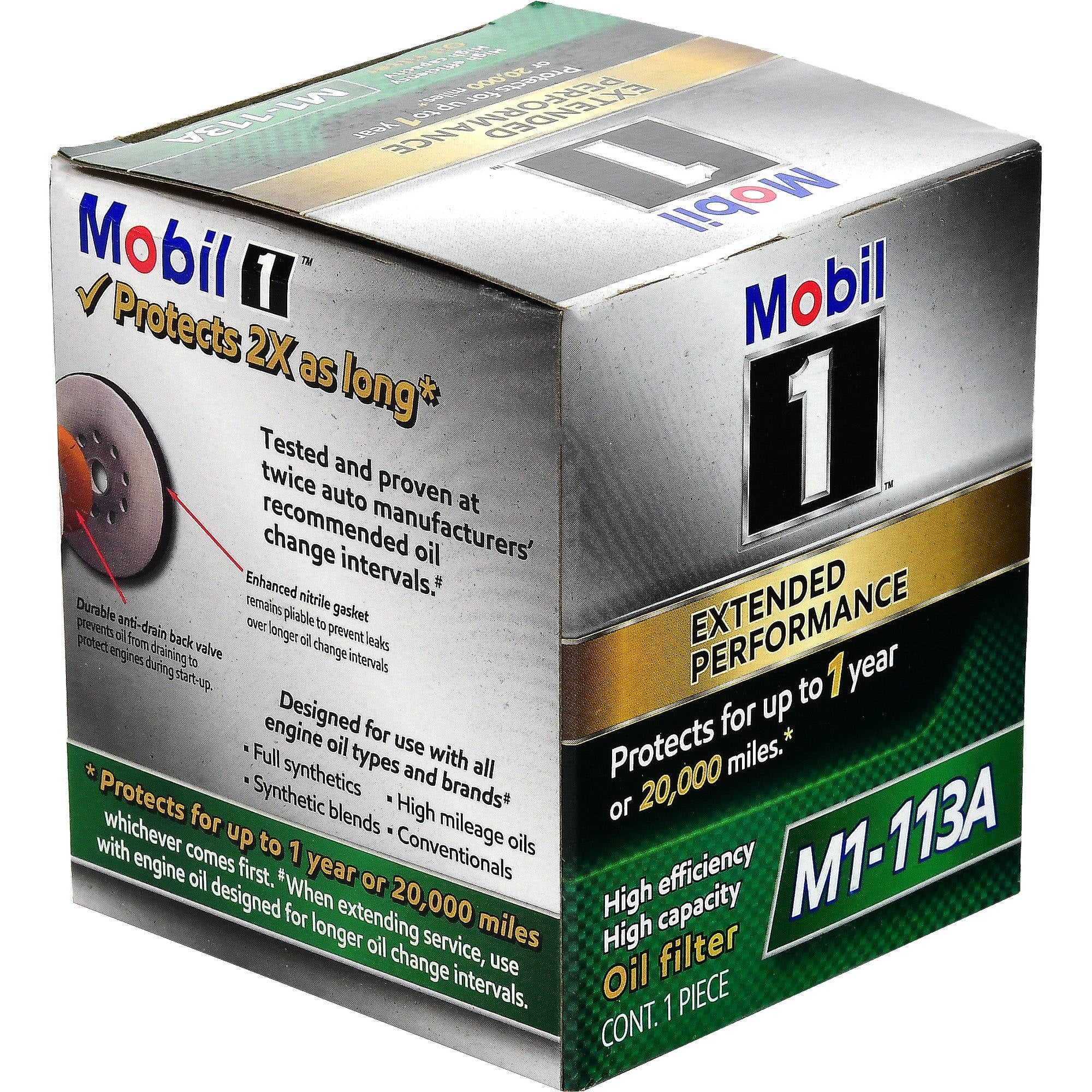Mobil 1 M1 113A Extended Performance Oil Filter Walmart