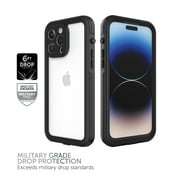 Body Glove Tidal Waterproof Phone Case for iPhone 14 Pro - Black/Clear