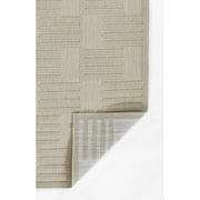 Momeni Vines Collection Indoor and Outdoor Beige Area Rug, 53 x 76 Sized Mat for Living Room, Bedroom, Hallways, and Home Office