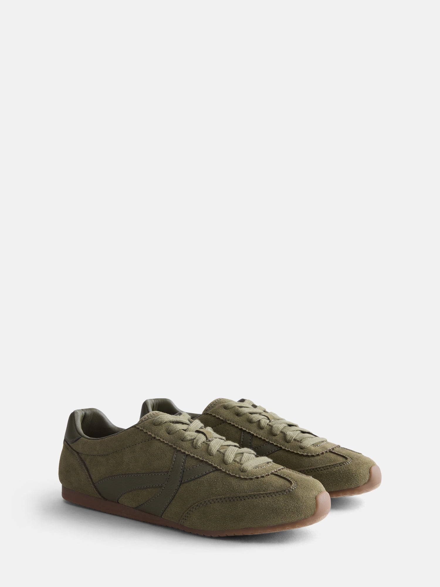 Scenario Women's Lace Up Low Profile Sneakers