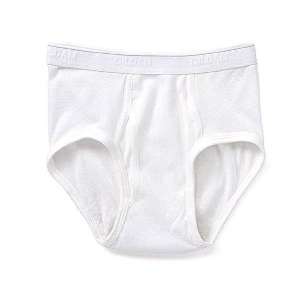 Gildan Gildan Mens Value 10Pack 100 Cotton White Briefs Underwear