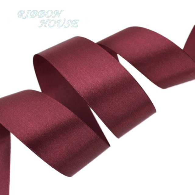 (25 Yardas/Rollo) 40 Mm De Una Sola Cara Satén Cinta De Tela De Correas Decoración Regalo De Navidad Cintas