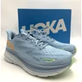 thumbnail image 1 of Hoka One CLIFTON 9 Espadrilles de Course pour Hommes Bleu Clair Plusieurs Tailles (DLL), 1 of 6