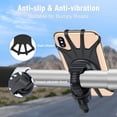 thumbnail image 4 of Soporte de teléfono para bicicleta, soporte de teléfono de silicona desmontable para bicicleta, giratorio de 360°, Face & Touch ID, soporte de teléfono universal para motocicleta Xemadio LRWJ839, 4 of 8