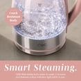 thumbnail image 5 of COOK WITH COLOR Electric Kettle, 1200W 1.8L Glass Water Boiler, Pink, 5 of 7