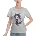 thumbnail image 1 of Women's Basic Short Sleeve T-Shirt Demon Slayer Butterfly Ninja, 1 of 6