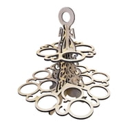OFFPUFF Herb Drying Rack - Wooden Tree Of Life Design With 11 Hooks, Hanging Wall Mount For Kitchen, Garden, Flowers