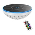thumbnail image 2 of shyuyusa Solar Colorful Light Fountain with Remote Control, Adjustable Lighting Mode, Multi-spray Effect Intelligent Garden Water Feature, 2 of 9