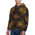 thumbnail image 3 of Goofa Gold Dragonfly Mandala for Men's Hooded Sweatshirt - Lightweight Pullover Hoodie with Kangaroo Pocket, Perfect for Everyday Wear-4X-Large, 3 of 7