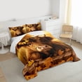 thumbnail image 3 of jejeloiu Cute Highland Cattle Full Size Comforter Sets,Autumn Fall Maples Bedding Comforter Set,Rustic Farm Animal Bedding Sets For Kids,Microfiber Bedroom Decor Reversible,3pcs, 3 of 8
