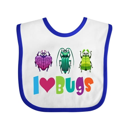

Inktastic I Love Bugs Gift Baby Boy or Baby Girl Bib