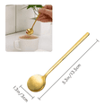 thumbnail image 4 of Stainless Steel 100 Pcs Espresso Spoons Teaspoons for Coffee Sugar Dessert Cake Ice Cream Soup Antipasto (Gold), 4 of 7