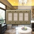 thumbnail image 4 of Amerelle 154R4 Devon Wallplate, 4 Rocker, Steel, Brushed Brass, 1-Pack, 4 of 5