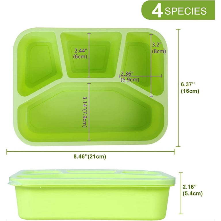Greenware 4-Compartment Snack Box –