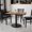 Walnut, variant on BizChair 30'' x 42'' Rectangular Natural Laminate Table Top with 24'' Round Table Height Base