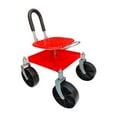 thumbnail image 2 of DOLITY Chariot de Jardin à Roulettes Antidérapant pour Plantation, Entretien de Pelouse et Entretien Automobile Rouge, 2 of 9