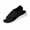 Black, variant on Orthopedic Slide Sport Sandals For Women Thick Bottom Fish Mouth Sandals Comfy Sports Knit Mesh Platform Soft Sole Sandals Gray 6
