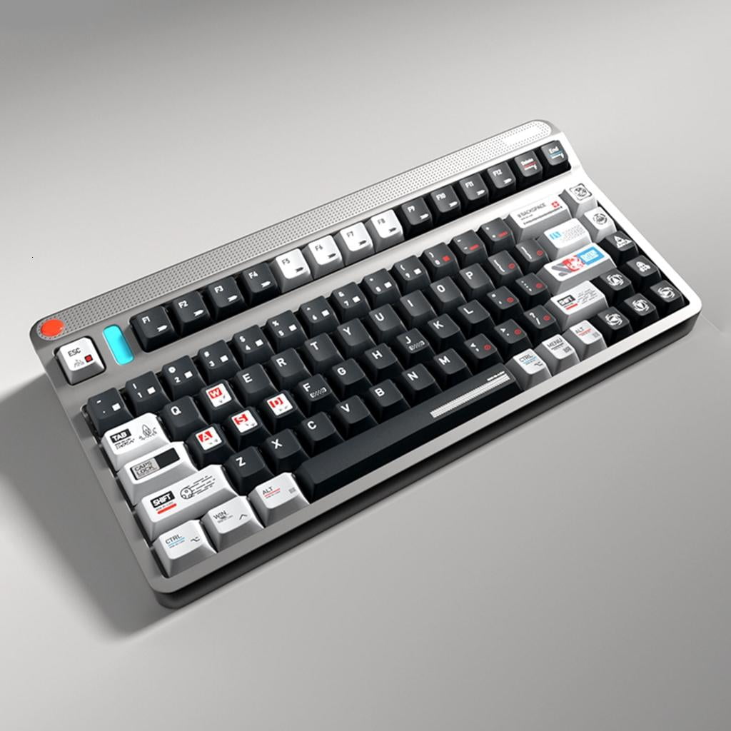 183Key Keycaps with Program Theme High Compatibility and Five Sides Heat Sublimated for Mechanical Keyboards