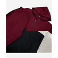 thumbnail image 6 of Men’s 2-Piece Quarter Zip Fleece Hoodie Sports Fleece Sweatsuit Heavy Winter Sweat Jacket & Fleece Pants, 6 of 11