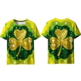 thumbnail image 6 of Saint Patricks Day Shirt Men Short Sleeve Round Neck Top Tie Dye Shamrock Shirt Casual Summer Graphic Tees Irish St Patricks Day Shirts, 6 of 8