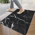 thumbnail image 2 of Transform Your Bathroom with Color&Geometry's 17x30 Black Bath Mat - Quick-Dry Absorbent Non-Slip, 2 of 6