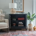 thumbnail image 3 of Powell Crocker 2-Door Accent Cabinet, Graphite, 3 of 13