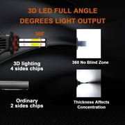 For Toyota Prius 2010 2011 2012 2013 2014 2015 LED Headlight Bulbs Kit H11 9005 High&Low Beam,4pcs