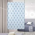 thumbnail image 2 of Multicolor Window Film No Glue Privacy Glass Film Classical Shabby Roses Victorian Romantic Stained Glass Film Frosted Privacy Window Film Light Blue 23.6Wx47.2L-inch, 2 of 7