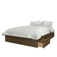 thumbnail image 4 of Nexera Ensemble de Chambre 3 Pcs avec Cadre de Lit, Brun, Grand Lit, 4 of 7