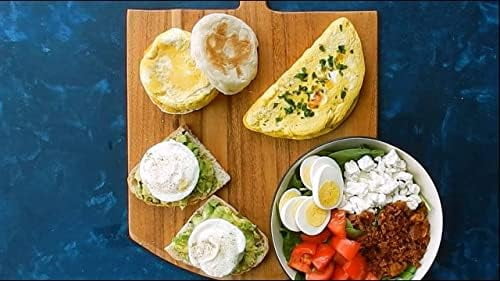 Two in One -Microwave Omelet Maker + Egg Poacher All In One Dish On The Go Quick N Easy Breakfast BPA Free Plastic