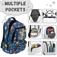 thumbnail image 6 of Aplkyhs Cartoon Shark Backpack for Students Age 6-18 Sweet Style School Bag with Padded Straps Large Capacity Lightweight Bookbag for School & Daily Use, 6 of 7