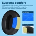 thumbnail image 3 of czcpp-Ear Pads Replacement for Razer Kraken V3 / Razer Kraken V3 Pro Gaming Headset by - Ice Silk Cooling Ear Pad Cushions - Earpads Replacement - Black, 3 of 4