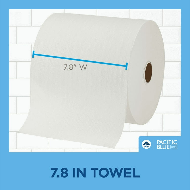 Georgia-Pacific, Recycled Paper Towels, 8‚Äù High-Capacity Roll, 6