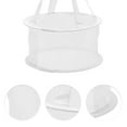 thumbnail image 4 of 1 Pc Durable Clothes Drying Basket for Laundry Room Balcony 5.12"x7.87" 5.2L White, 4 of 6