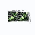 thumbnail image 3 of Soccer Theme Microfiber Beach Towel, Oversized Quick-Dry Absorbent Multicolor Football Print, 160x80 cm, Polyester, 1 Pack, 3 of 6