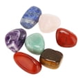 thumbnail image 1 of Juego de piedras de meditación juego de piedras de chakra Exquisita superficie lisa portátil colorida para decoración ANGGREK Otros, 1 of 8