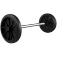 thumbnail image 1 of CHOK 1 Set Rubber Wheels Trash Can Pulley Garbage Can Wheels with Hollow Shaft Plastic Trash Can Wheels, 1 of 1