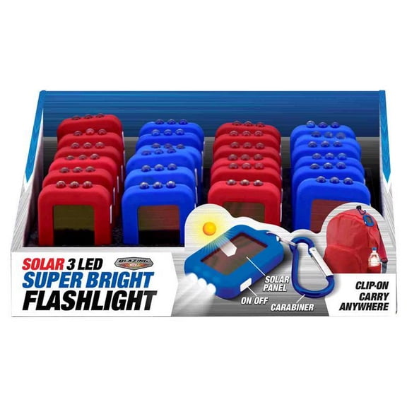 FLASHLITE SOLAR 3LED (Pack of 24)