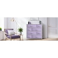 thumbnail image 7 of Sorbus Chest of 8 Drawers Dresser for Nursery & Children's Rooms, Wood Top, Fabric Drawers - Purple, 7 of 7