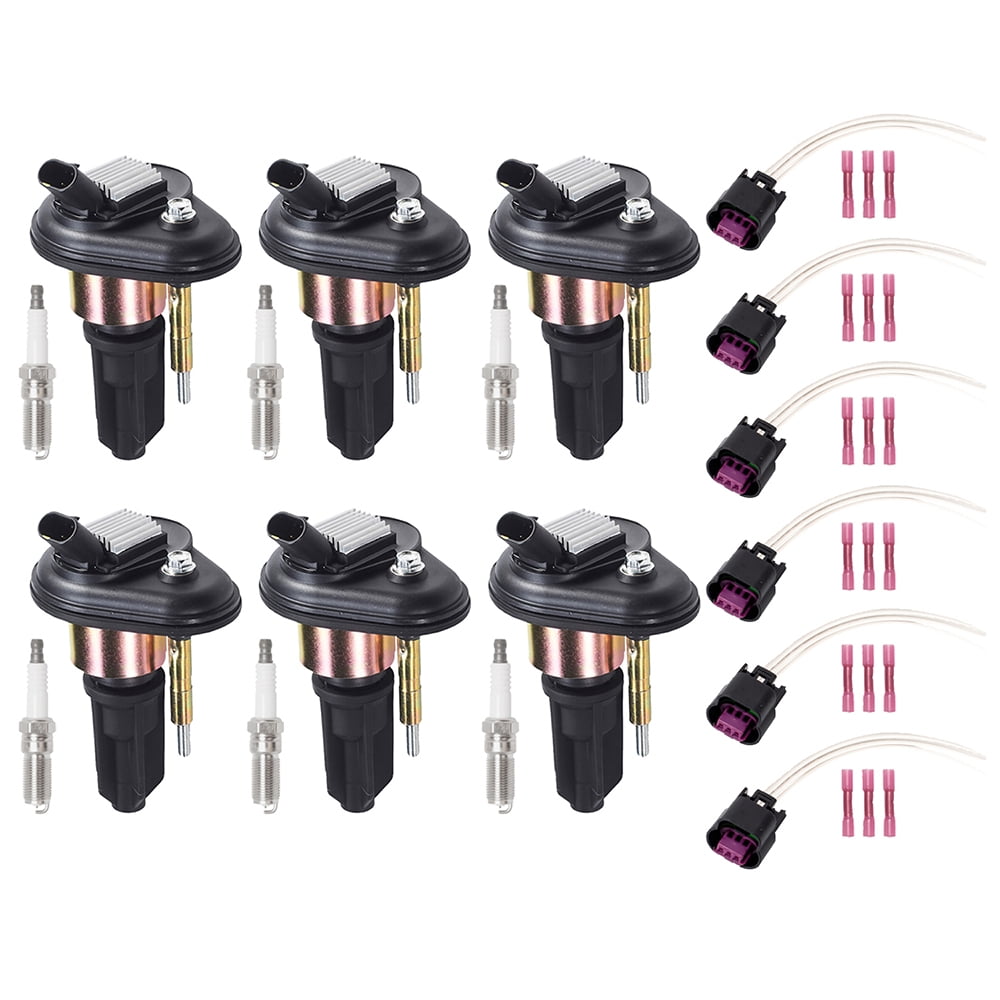 Set of 6 ISA Ignition Coil & 6 Ignition Coil Connector for